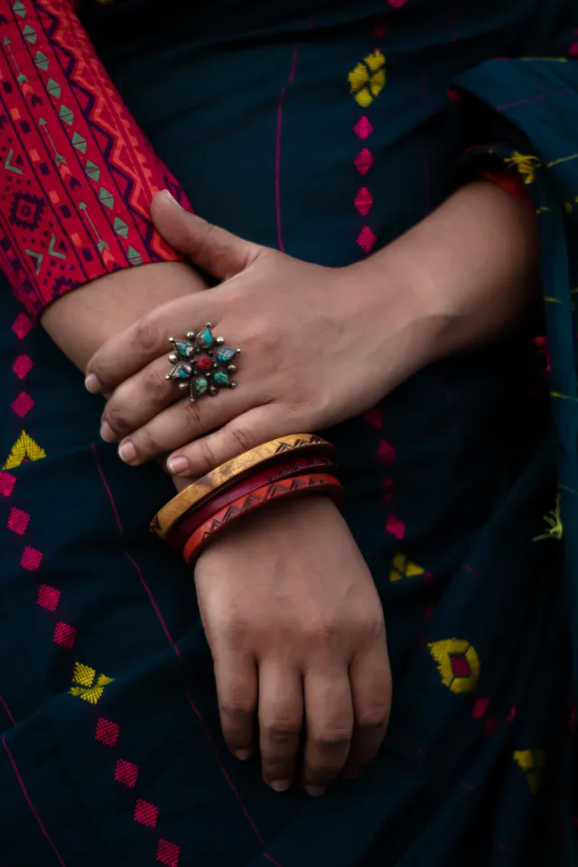 Devi Kada — worn