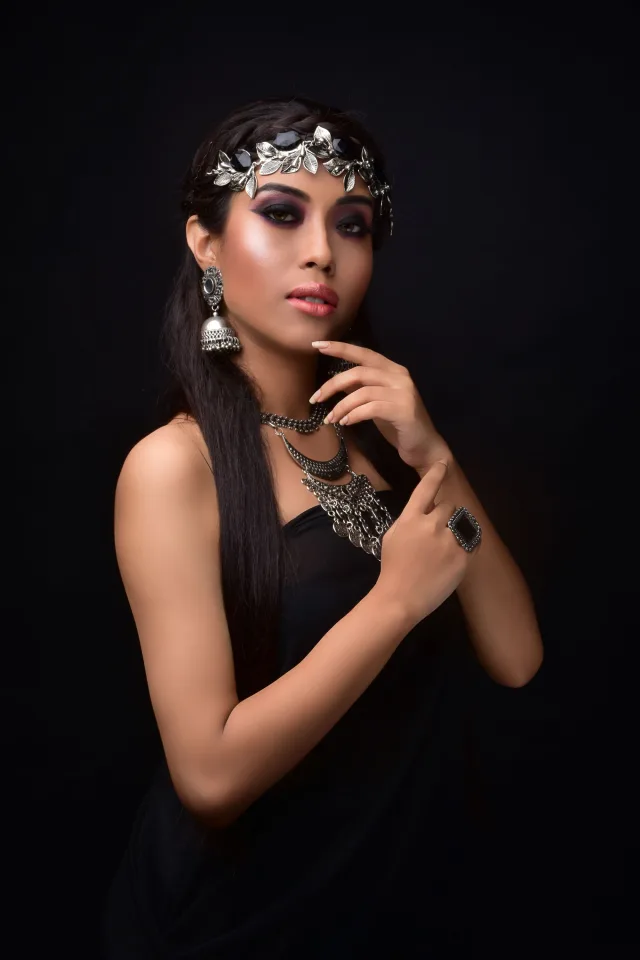 Naaz Bib Necklace — worn
