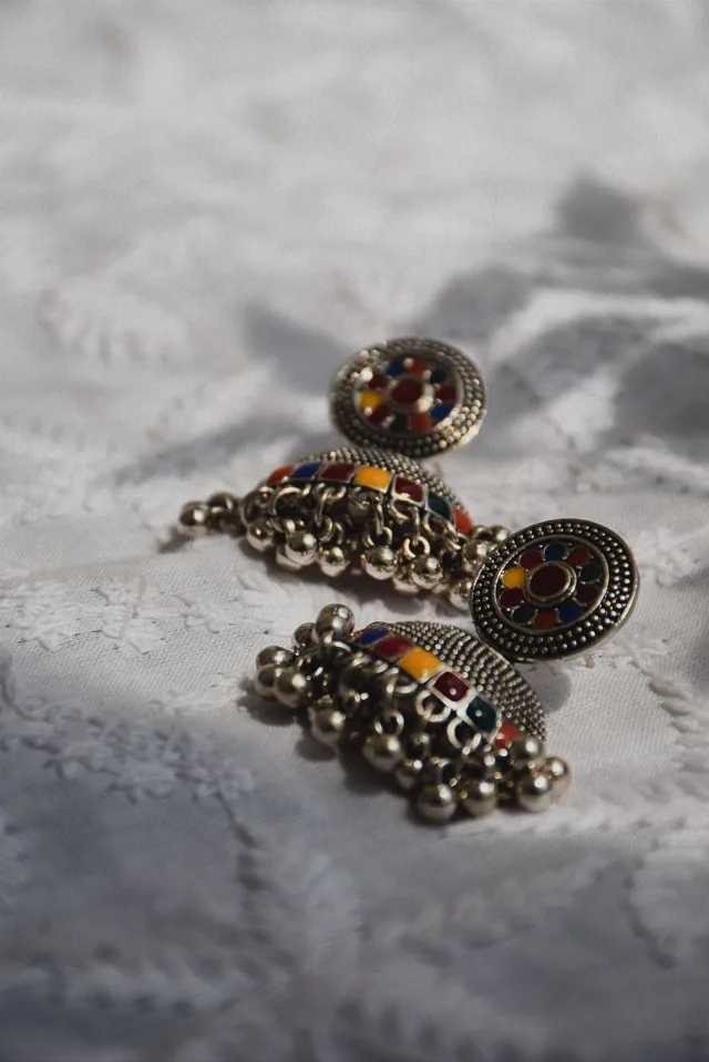 Zoya Oxidised Jhumkas — product view