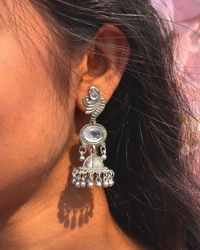 Zoya Oxidised Jhumkas — worn