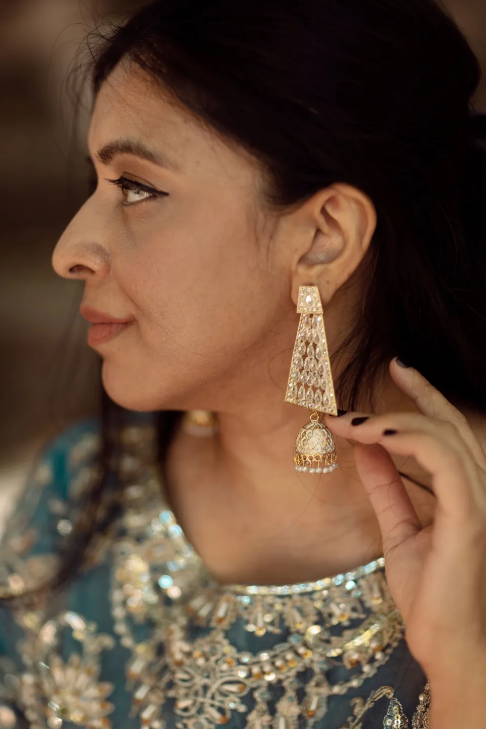 Sitara Drops — worn